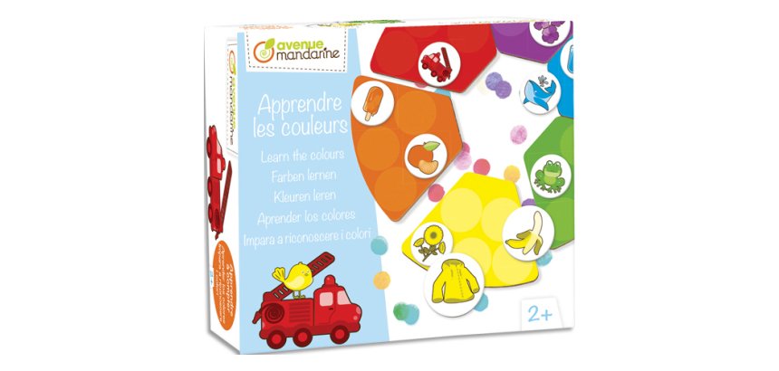 Jeu éducatif, Apprendre les couleurs - Multicolore