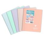 Carnet reliure intégrale enveloppante Koverbook Blush A5 160 pages ligné couverture polypropylène opaque bicolore - Assortis