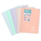 Cahier KOVERBOOK BLUSH reliure intégrale couv PP opaque 14,8x21cm 160p 5x5+marge. Assortis
