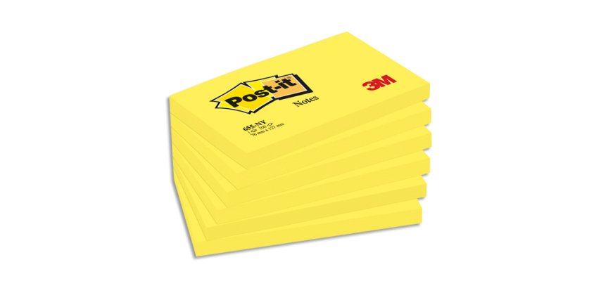 Bloc-note adhésif Notes, 127 x 76 mm