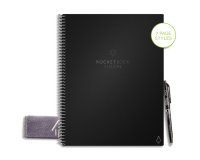Cahier connecte bic rocketbook fusion executive   reutilisable a5 42p avec      stylo et serviette microfibre