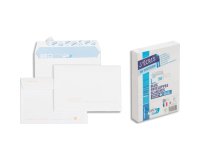 Bloc enveloppe précasée gpv détachable adhésive vélin blanc 90g c6 114x162mm fond gris bloc 50 unités