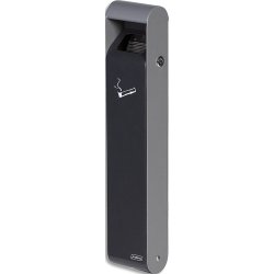 Cendrier Mural ''Slim'' avec clef 3L - +/- 450 mégots gris foncé