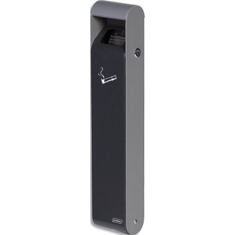 Cendrier Mural ''Slim'' avec clef 3L - +/- 450 mégots gris foncé