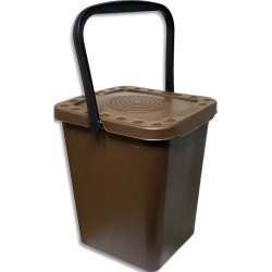 Seau à composte - 10L marron