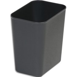Corbeille résistante au feu 14L - V2 gris foncé