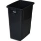 Collecteur à déchets noir, capacité de 60L.