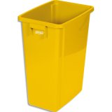 Collecteur à déchets Jaune, capacité de 60L.