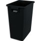 Collecteur à déchets noir, capacité de 40L.
