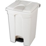 Collecteur à pédale Capacité 45L blanc