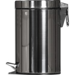 Collecteur à pédale 3L avec bac intérieur en plastique