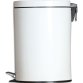 Collecteur à pédale 3L avec bac intérieur en plastique blanc