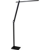 Lampadaire Lumilight Variat° intensité et température. 25 000h,640Lm,3 000 à 6 000K. H175 cm Noir