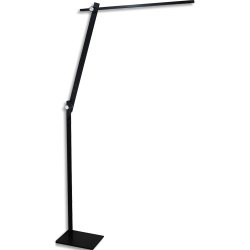 Lampadaire Lumilight Variat° intensité et température. 25 000h,640Lm,3 000 à 6 000K. H175 cm Noir