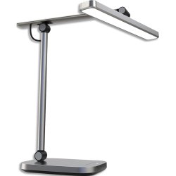 Lampe PURELINE. Variation lumineuse et température. 35 000h, 3300-5800K. Hauteur max : 46cm. Grise