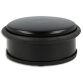 Butoir de porte, en acier, diamètre: 102 mm, noir