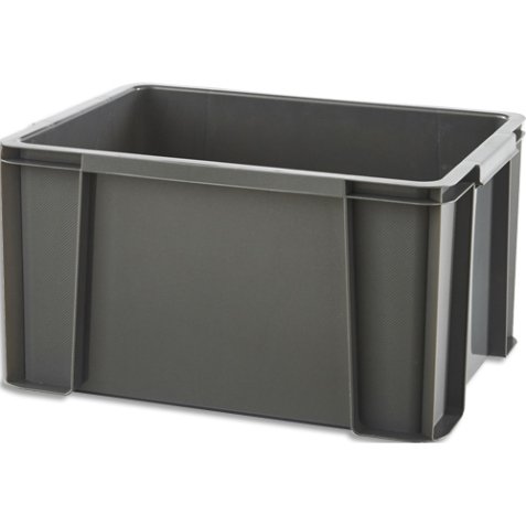 Boîte Masterbox 17L Renforts lat.& inf 2 poignées 2 préhensions lat. 60 kg 38x29xH20.5cm 4502001