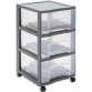 Tour plastique Tower 3 tiroirs XL (l x h x p) 38,5 x 64,5 x 37 cm