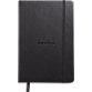 Webnotebook A5 192 pages ligné papier ivoire 90g fermeture élastique - Noir