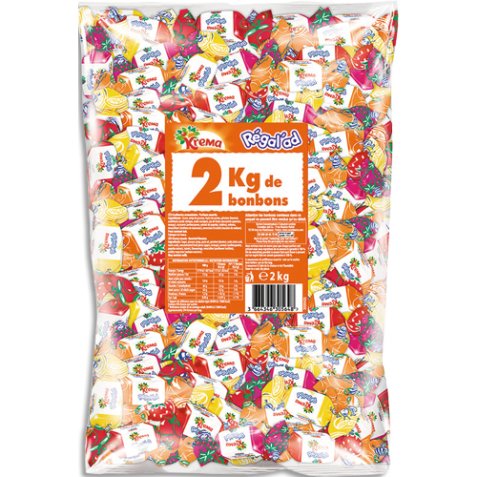 Confiseries aromatisées REGAL'AD sans gélatine - Sachet 2 kg