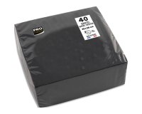 Paquet de 40 serviettes micro-gaufrées ouate 2 plis - 38x38 cm