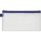 Pochette DL fourre-tout renforcée ''Eva Mesh'' zip métal 3 coloris : jaune, bleu, rouge