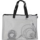 Sac zippé EVA Mesh A4++ anse noire, Sangle de transport avec prise en main 40,5 x 28 cm