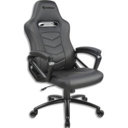 Fauteuil gamer Z100 noir, mécanisme basculant, assise 52x51cm, dossier 55x79cm, Poids maxi 120kg