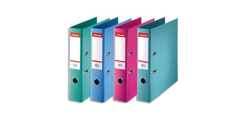 Classeur à levier standard, A4, 75 mm, assorti