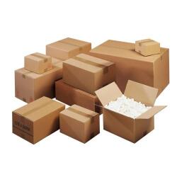 Caisse américaine simple cannelure 450 mm x 300 mm x 300 mm