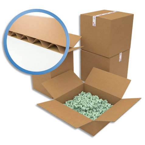 Caisse américaine simple cannelure 310 mm x 220 mm x 150 mm