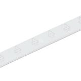 Sachet plastique à fermeture zip Transparent avec bande blanche 50µm 100 mm x 150 mm