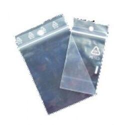 Sachet plastique à fermeture zip Transparent 50µm 80 mm x 120 mm - par paquet de 100