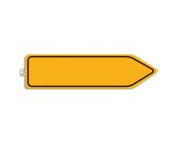 Panneau adhesif exacompta pvc antiderapant circulation      obligatoire 100cm coloris     jaune