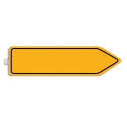 Panneau adhesif exacompta pvc antiderapant circulation      obligatoire 100cm coloris     jaune