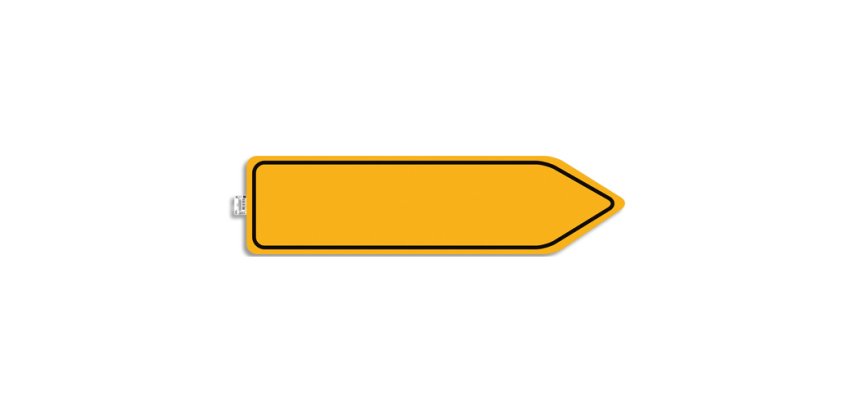 Panneau adhesif exacompta pvc antiderapant circulation      obligatoire 100cm coloris     jaune