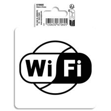 Panneau PVC adhésif antidérapant Wifi 10 cm 67060E