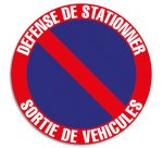 Panneau de signalisation 'Défense de stationner'