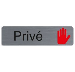 Plaque de signalisation 'Privé'