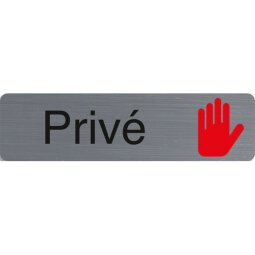 De_plaque de signalisation 'privé'