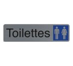 Plaque de signalisation 'Toilettes Dame/Homme'