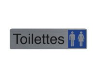 Plaque de signalisation 'Toilettes Dame/Homme'