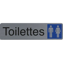 Plaque de signalisation 'Toilettes Dame/Homme'