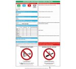 Panneau affichage exacompta obligatoire code du travail   40x60cm