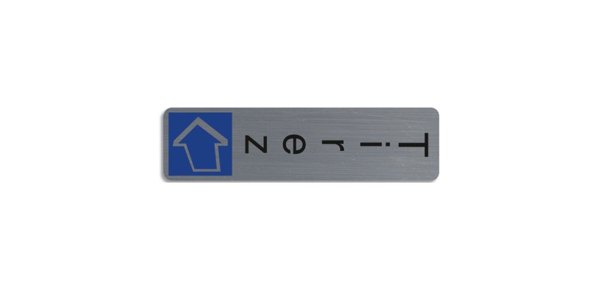 Plaque de signalisation 'Tirez'