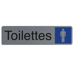Plaque de signalisation 'Toilettes Homme'