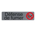 Plaque de signalisation 'Défense de fumer'