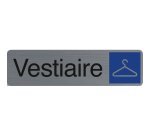 Plaque de signalisation 'Vestiaire'