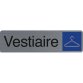 Plaque de signalisation 'Vestiaire'