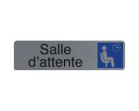 Plaque de signalisation 'Salle d'attente'